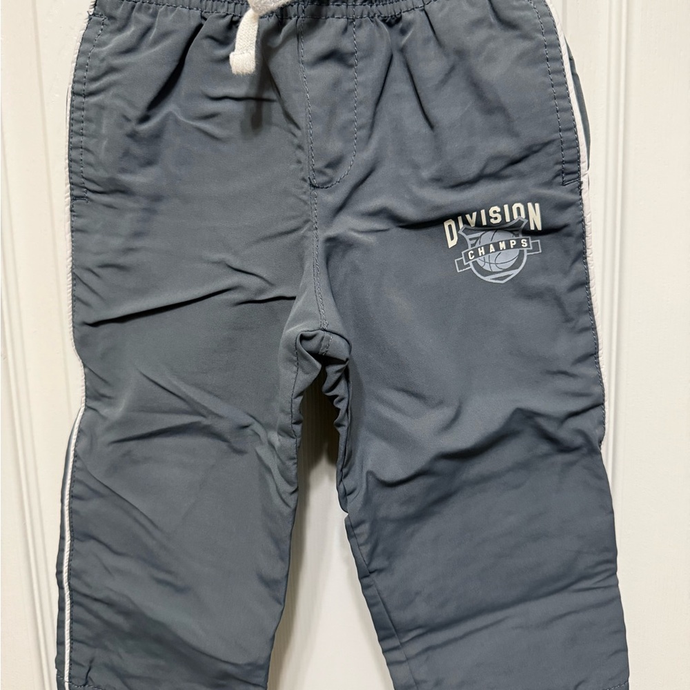 The Children's Place Gray Joggers with White Accents